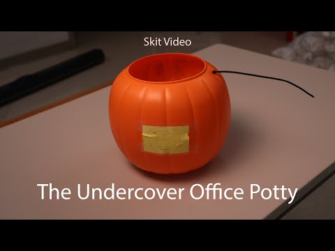 Undercover Office Potty// SKIT