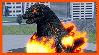 BURNING GODZILLA REMODEL REVEALED! - Roblox Kaiju Alpha