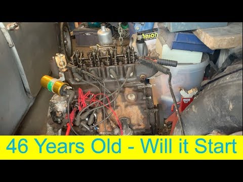 Classic mini engine - first start in years