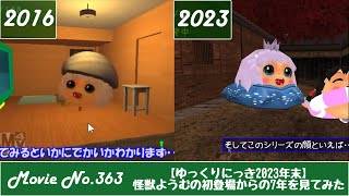 【ゆっくりにっき2023年末】怪獣ようむの初登場からの7年を見てみた。