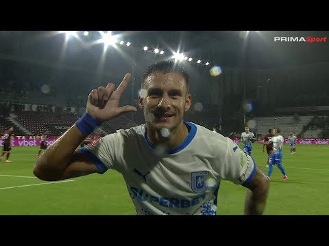 REZUMAT | CFR Cluj - Univ. Craiova 2-3. Oltenii au dat lovitura în Gruia. Petrescu a fost eliminat