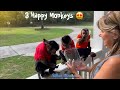 Enjoying A Beautiful Morning With 3 Monkeys In Our Porch ️ ️ ️