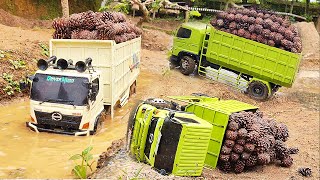 Download lagu GAGAL OLENG Truck Hino 500 Trinton Muatan Sawit Truk Hino Engkel OFROAD Truk Gagal Nanjak Rc Truk mp3