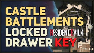 Castle Battlements Locked Drawer Key Resident Evil 4 Remake