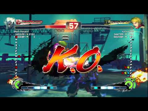 Matt-Hazard (Oni) Vs kyOvsloRi (Ken) SSF4 AE Ranked Matches - PSN