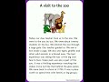 A Visit To The Zoo Short Essay English