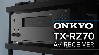 Video thumbnail for Onkyo Flagship RZ70 Home Theater Receiver - 11.2 Channels, 8K, THX, AV Receiver by Audio Advice