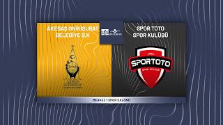 AKEDAŞ ONİKİŞUBAT BELEDİYE SPOR - SPOR TOTO SMS Grup Efeler Ligi