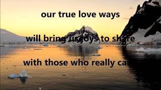 True Love Ways  BUDDY HOLLY (with lyrics)