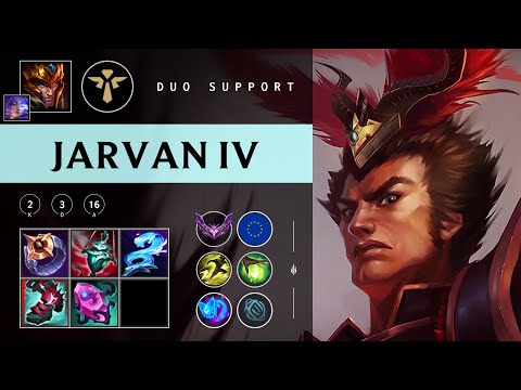 Jarvan IV Support vs Alistar - EUW Master Patch 25.22