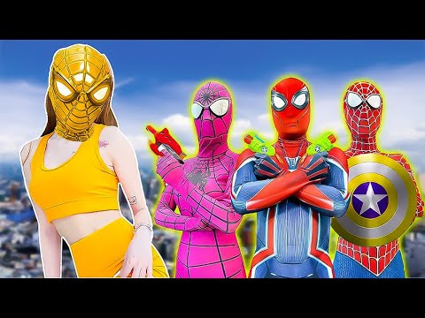 SUPERHERO's Story || Rescue BLUE SPIDER-MAN From JOKER & BAD-HERO TEAM...?? ( Action, Funny... ) #5