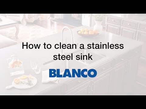 How-to Clean a Stainless Steel Kitchen Sink