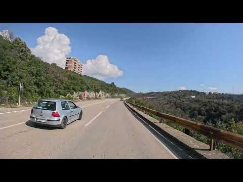 Scenic Drive from Bar to Ulcinj | Montenegro Road Trip 2024