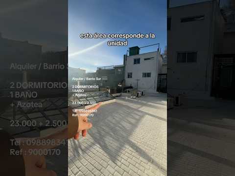 9000170 | Isla de flores Esq Dr. Javier Barrios Amorim #alquiler2dormitoriobarriosur