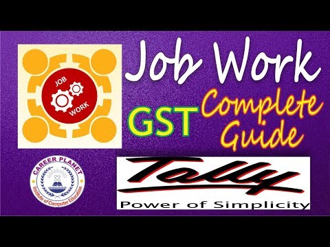 Job Work with GST in Tally ERP9 | Goods Manufacturing Job work with Tally for GST