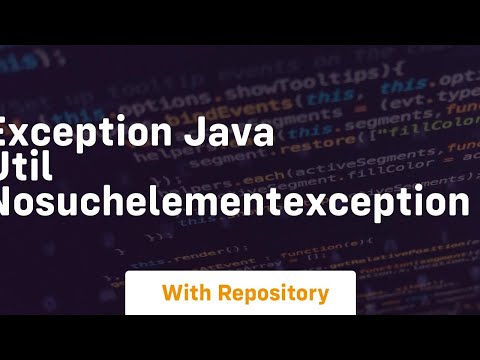 Exception Java Util Nosuchelementexception