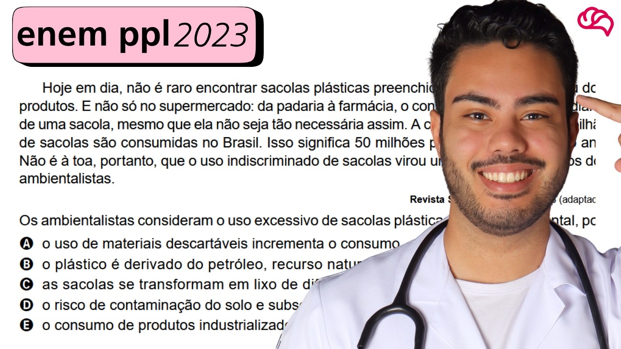 Resolução em Vídeo — Questão 124 ENEM 2023 PPL