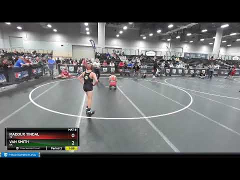 97 Lbs Quarterfinal - Van Smith, OK Vs Maddux Tindal, TX E635