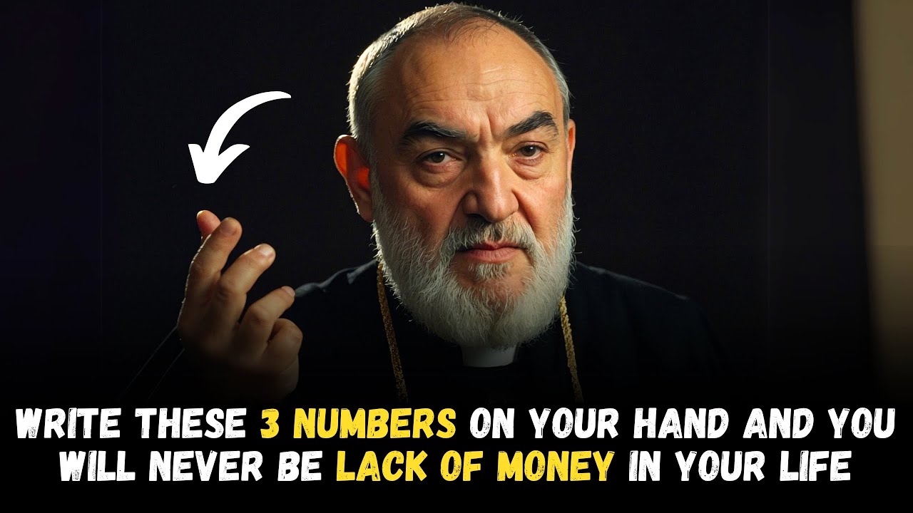 PADRE PIO: IF YOU WRITE THESE 3 NUMBERS ON YOUR HAND, YOU WILL NEVER BE LACK OF MONEY IN YOUR LIFE