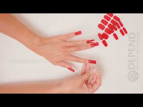 Gel iQ Gel Nail Strips How to apply