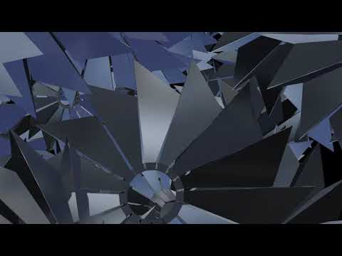 Club Visuals 1112 - Metallic Blades VJ Loop