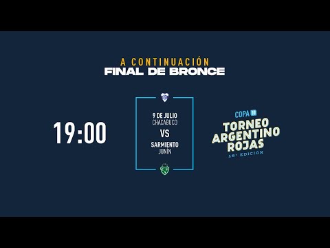 19:00 - FINAL DE BRONCE: 9 DE JULIO/CHACABUCO vs. SARMIENTO/JUNIN