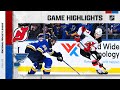 Devils @ Blues 2/10/22 | NHL Highlights