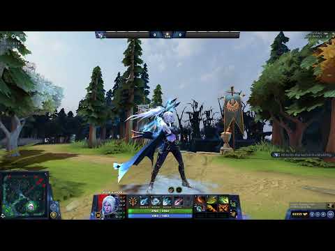 Drow Ranger Arcana + New Shader Effect + Custom Creeps - Dota 2 Aghanim's Labyrinth Battle Pass