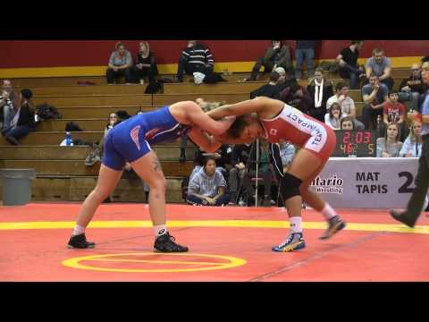 2015 Guelph FW63kg FINAL Braxton Papadopoulos (Impact) vs Erin Clodgo (Sunkist)