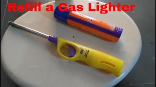 How to Refill a Gas Lighter | Simple Steps to Refill the Gas Lighter