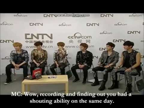[ENG SUB] EXO M - Star Talk (明星访谈) 120607 Part 2