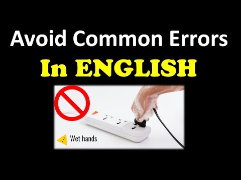 Are You Aware of Your Mistakes in English? (Articles) CE 8