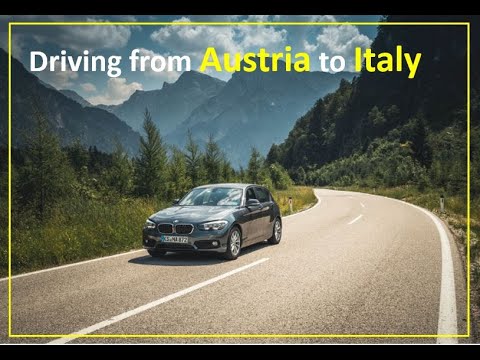 From AUSTRIA to VENICE DRIVING! By CAR from VIENNA to VENICE ITALY!