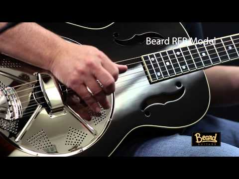Beard Guitars RFB Round Neck Biscuit Resonator Guitar Demo