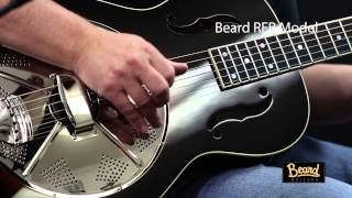 Beard Guitars RFB Round Neck Biscuit Resonator Guitar Demo