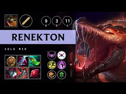 Renekton Mid vs Katarina - KR Master Patch 25.06