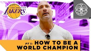 Teaching the Los Angeles Lakers How to Be World Champions: Dwayne Johnson’s “Genius Talk” Part 1