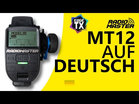 Radiomaster MT12 mit deutschen Menüs | EdgeTX [DE]