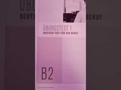 B2 telc Deutsch Test für den Beruf B2 - mündliche Prüfung Sprechen Teil 1 Die 8 Themen DTB B2