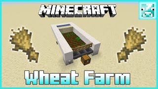 Minecraft 1.15: Beginner WHEAT FARM Tutorial