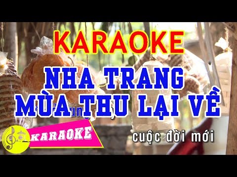 Nha Trang Mùa Thu Lại Về Karaoke || Beat Chuẩn