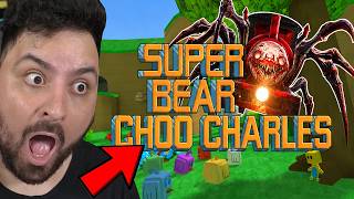 SOBREVIVA ao CHOO CHOO CHARLES ASSUSTADOR em SUPER BEAR ADVENTURE !! 🚂🚨