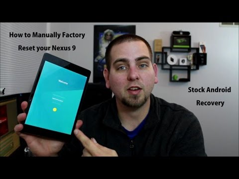 How to manually Factory Reset Your Nexus 9 in Stock Android Recovery