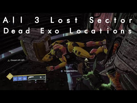 All 3 Lost Sector | Dead Exo Locations | Destiny 2