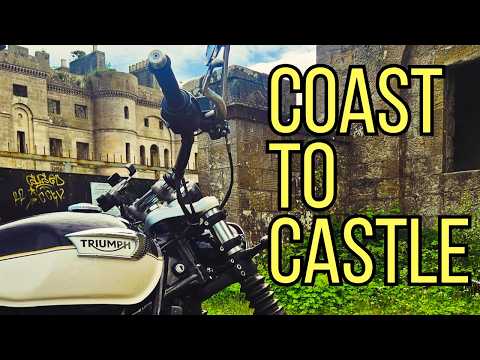 Beginner Rider's First Road Trip To Scotland, Day 2 | Triumph Bonneville, Castles And Coastlines.