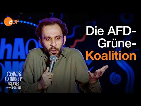 Video Thumbnail: Abbas Alwakeel fragt sich, was er heute fürs Stadtbild gemacht hat | Chaos Comedy Club