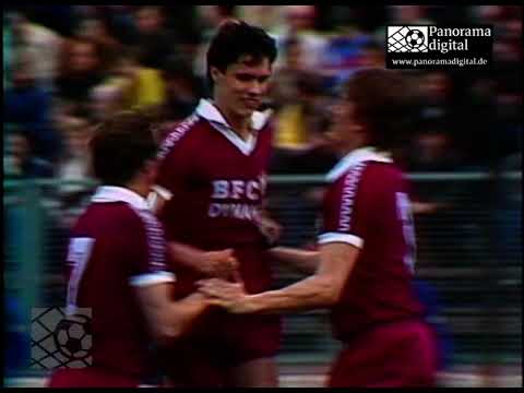 Dreifach-Torschütze Bernd Schulz bei 1. FC Union Berlin-BFC Dynamo 1:3, 23. Spieltag 1983/84