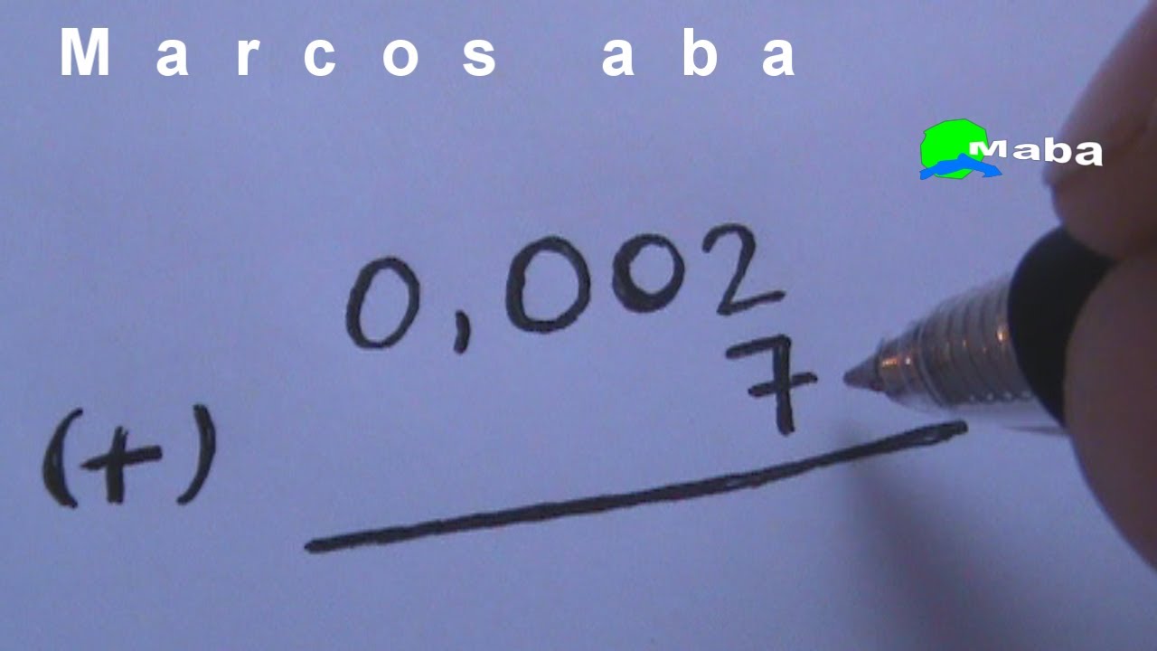 ADIÇÃO   -  Aula 03   (Aprenda a somar números decimais)