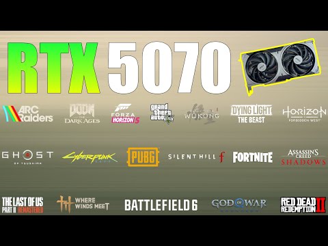 RTX 5070 12GB — 26 spel testat