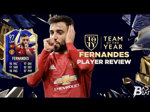 (97) TOTY BRUNO FERNANDES PLAYER REVIEW! TEAM OF THE YEAR - FIFA 21 ULTIMATE TEAM